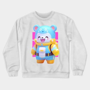 AKBLM - SWEET TOOTH AMATO あまとう KUMA | CUTE POCKETO MONSTER KUMA Crewneck Sweatshirt